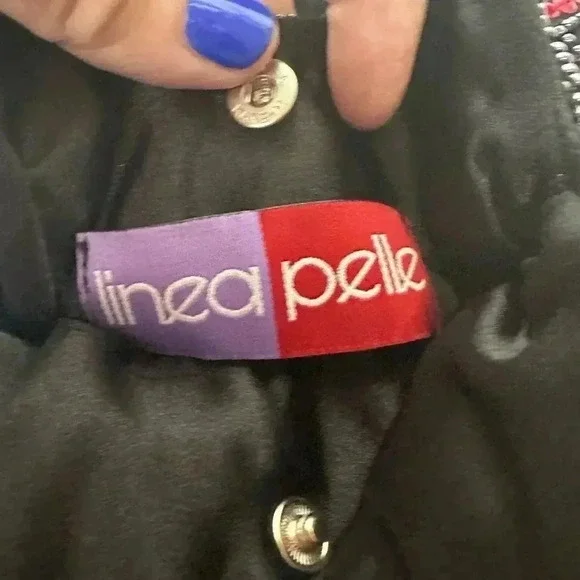 Beaded Linea Pelle evening Bag with beaded handle - Picture 9 of 9